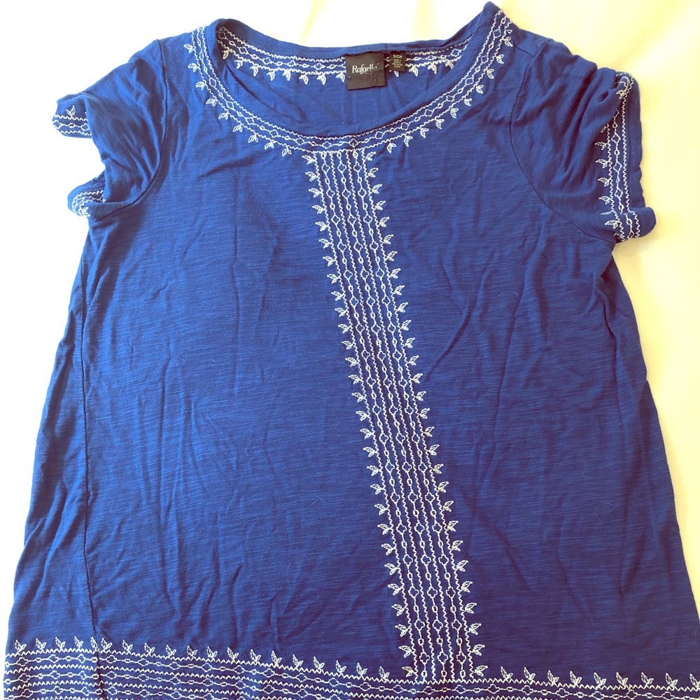 Blue Shirt with a pretty design